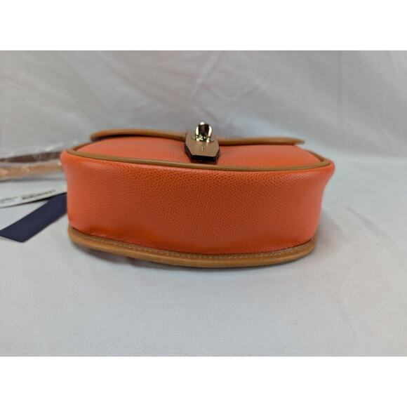 Dooney & Bourke Orange Orange Pebble Grain Cross‎ Body Field Bag New NWT - Picture 6 of 13